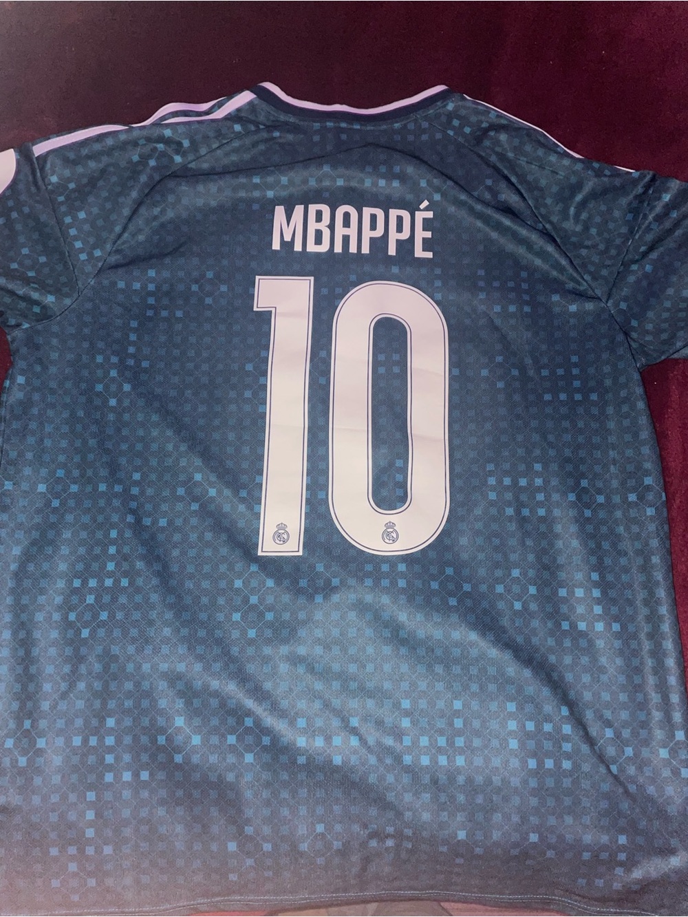 adidas Navy Blue Men's Soccer Jersey with Mbappé #10